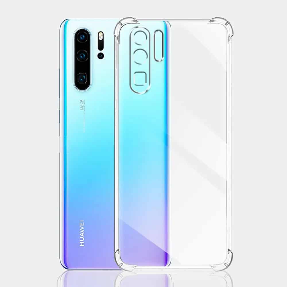 Techsuit Shockproof Clear Silicone prozirna maskica otporna na udarce za Huawei P30 Pro / P30 Pro New Edition