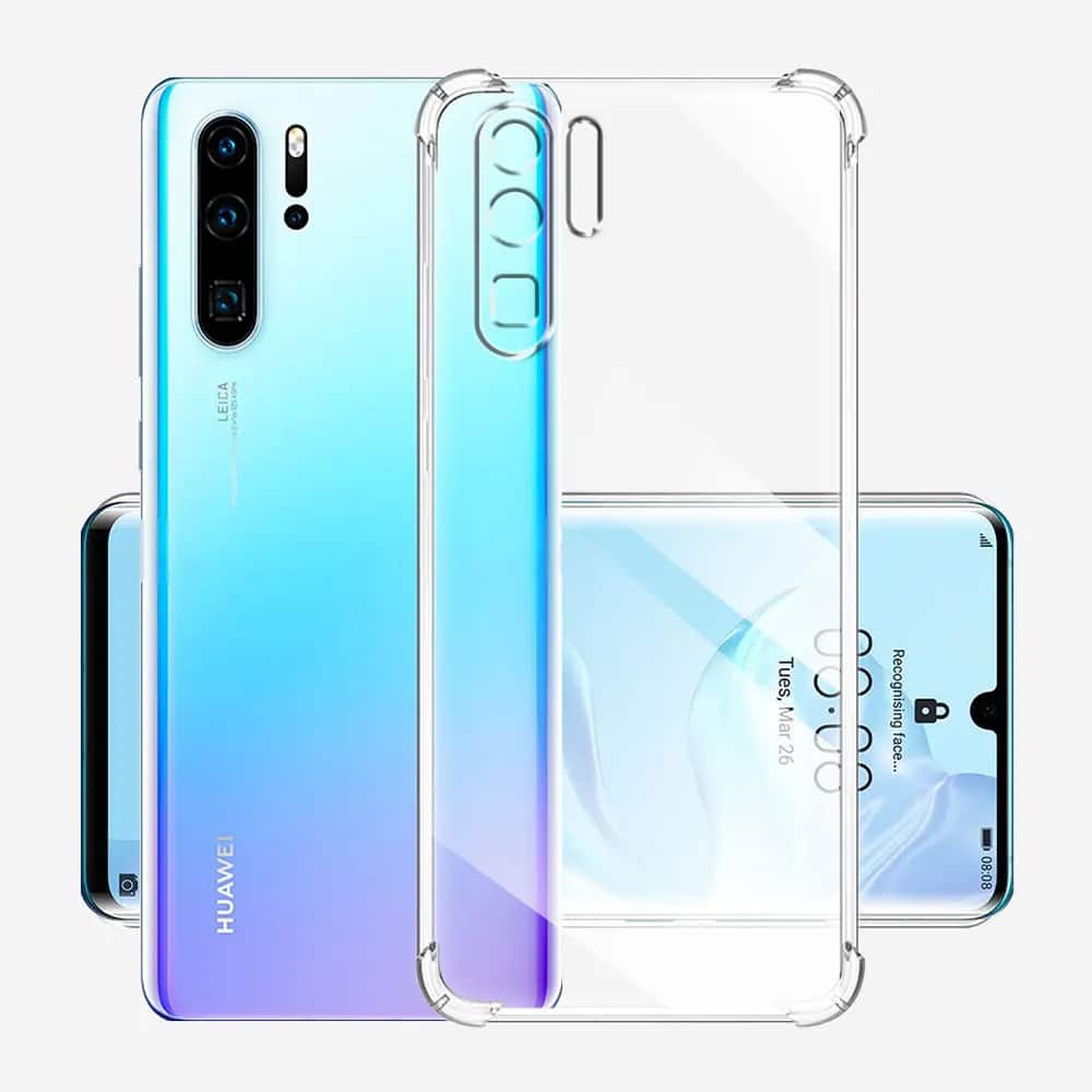 Techsuit Shockproof Clear Silicone prozirna maskica otporna na udarce za Huawei P30 Pro / P30 Pro New Edition
