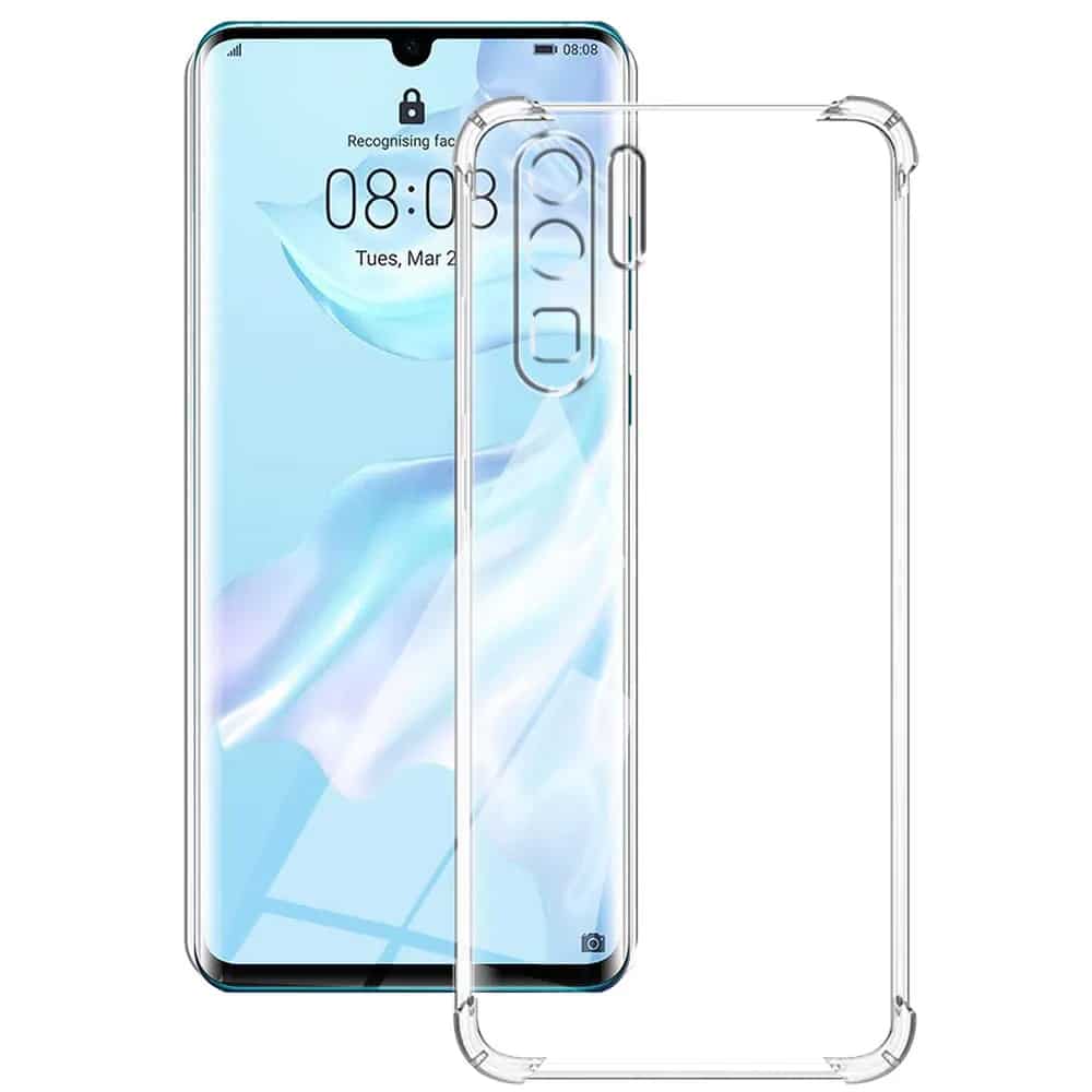 Techsuit Shockproof Clear Silicone prozirna maskica otporna na udarce za Huawei P30 Pro / P30 Pro New Edition