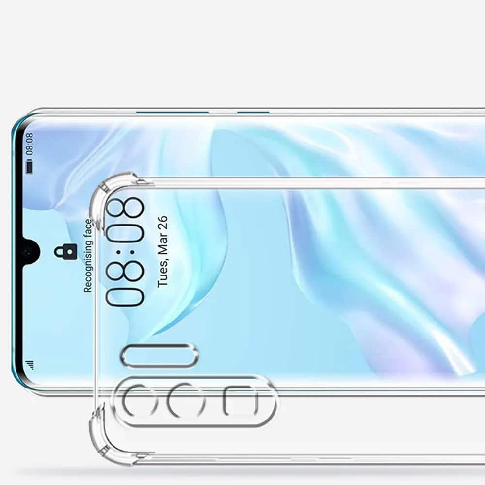 Techsuit Shockproof Clear Silicone prozirna maskica otporna na udarce za Huawei P30 Pro / P30 Pro New Edition