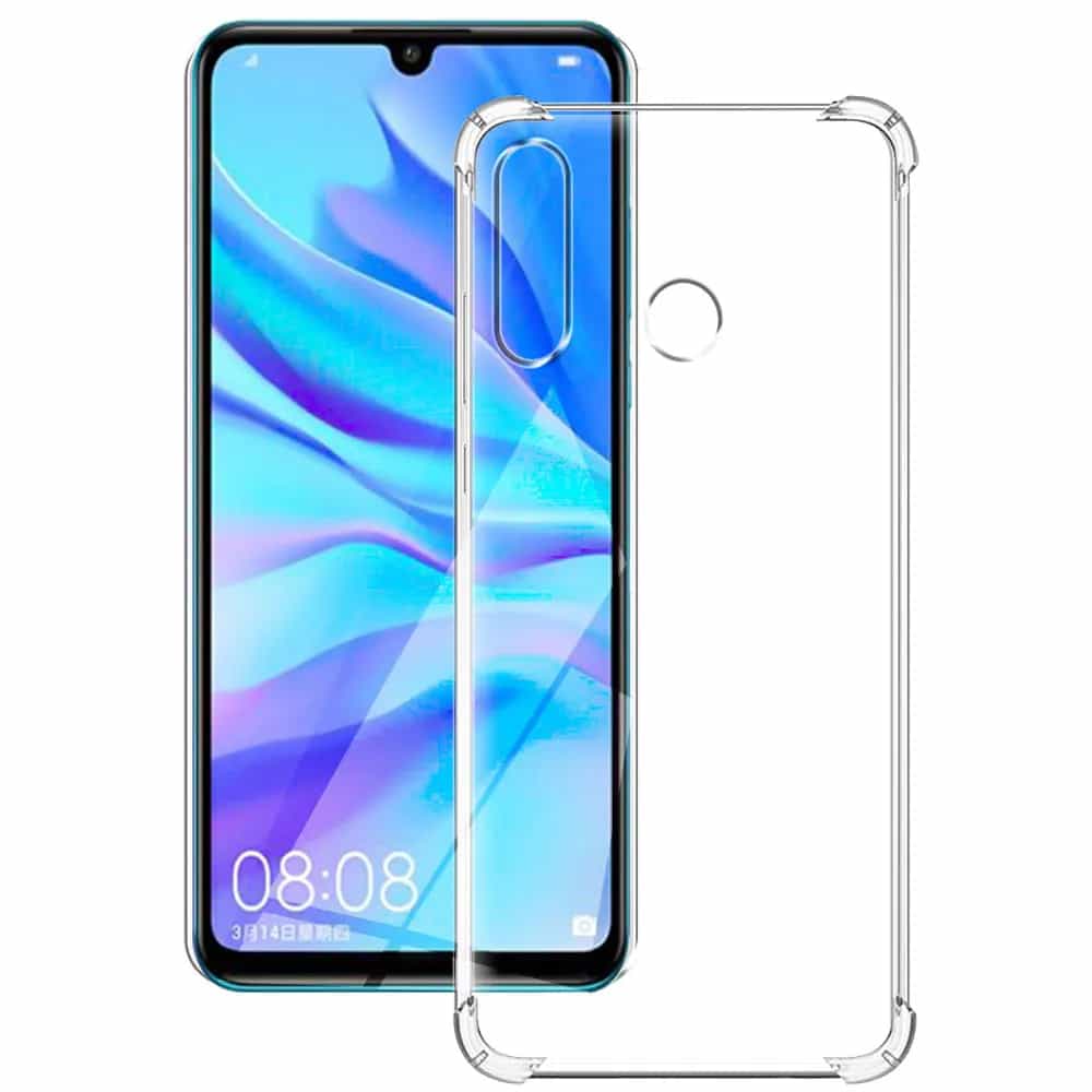 Techsuit Shockproof Clear Silicone prozirna maskica otporna na udarce za Huawei P30 Lite / P30 Lite New Edition