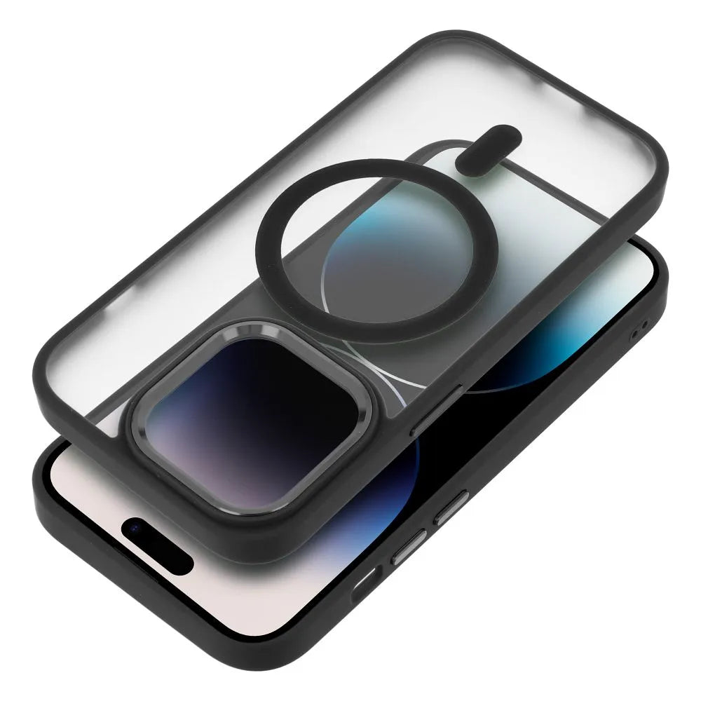 Matte Mag Cover maska kompatibilna s MagSafe za iPhone 13 Pro Max crna