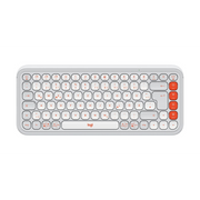 Logitech POP Icon Keys tipkovnica Univerzalno Bluetooth QWERTY US Međunarodna Narančasto, Bijelo