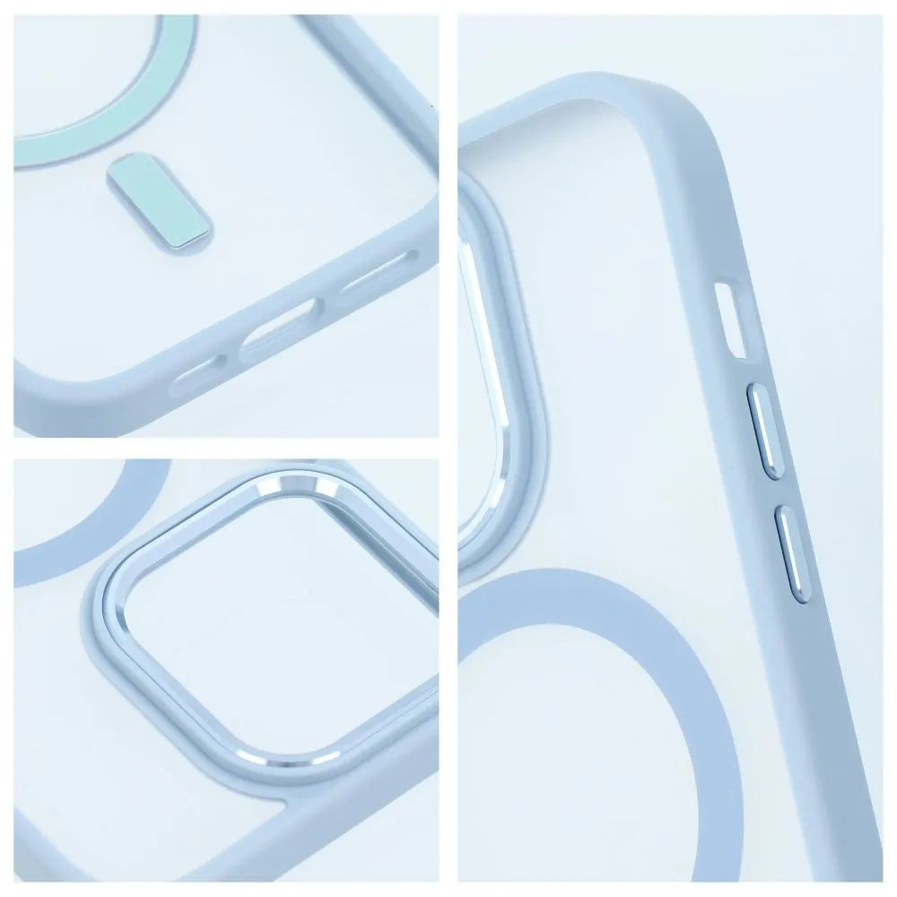 Matte Mag Cover maska kompatibilna s MagSafe za iPhone 12/ 12 PRO plava