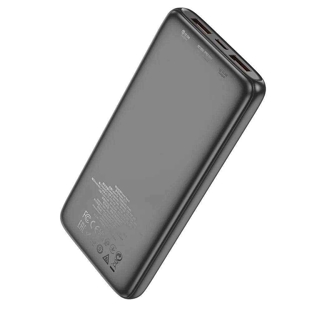 Prijenosni punjač (Powerbank) HOCO - 10.000mAh PD 20W + QC3.0 22.5W J121 crni