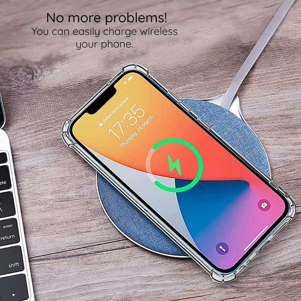 Techsuit Shockproof Clear Silicone prozirna maskica otporna na udarce za Xiaomi Redmi 13C 5G / Poco M6