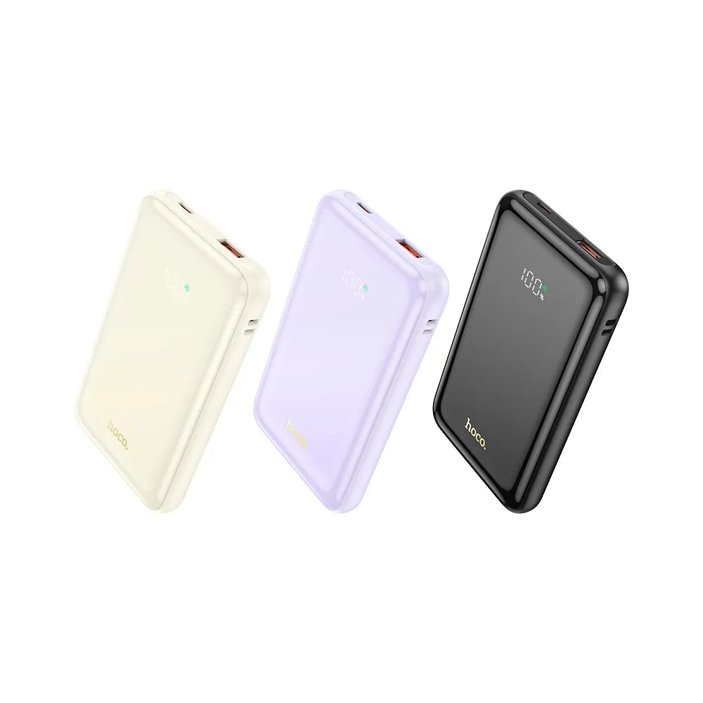 HOCO powerbank 10.000 mAh PD QC3.0 3A 22.5W Q21 ljubičasti
