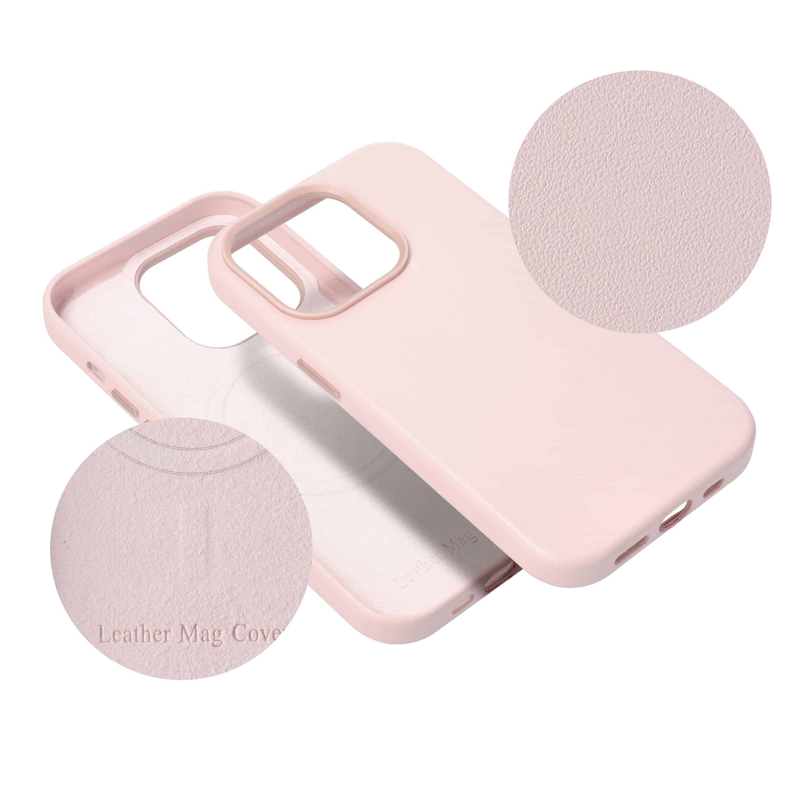 Kožni Mag Cover za IPHONE 13 PRO sand pink