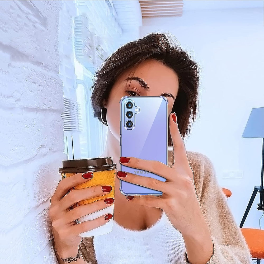 Techsuit Shockproof Clear Silicone prozirna maskica otporna na udarce za Samsung Galaxy A35 5G