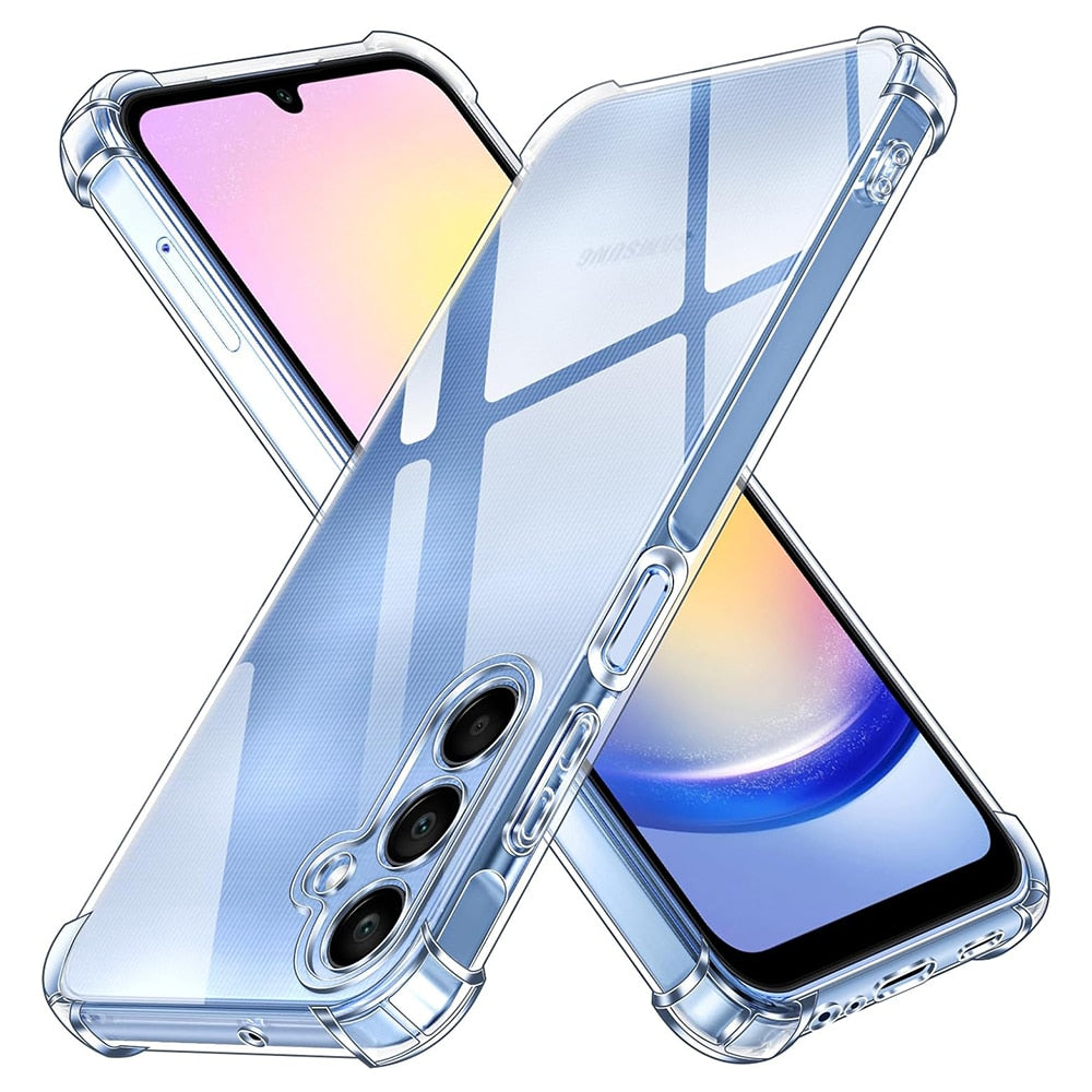 Techsuit Shockproof Clear Silicone prozirna maskica otporna na udarce za Samsung Galaxy A25 5G