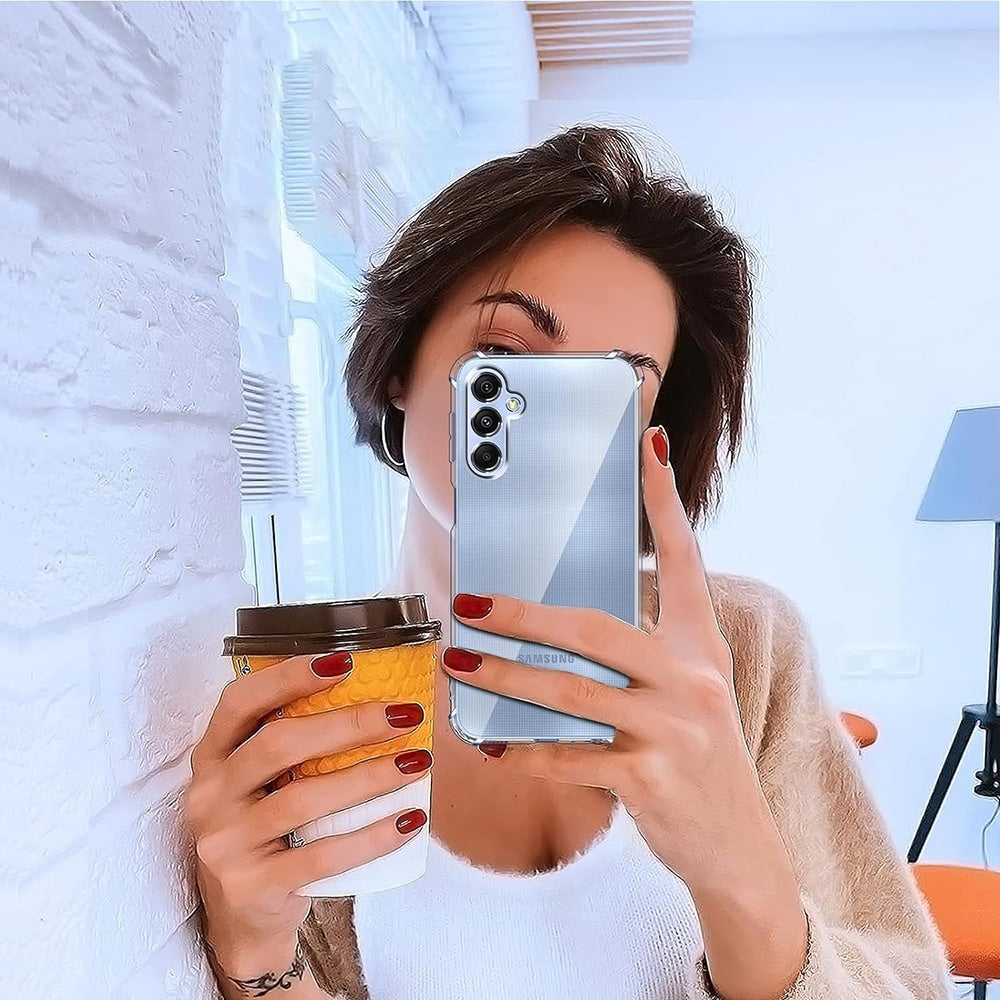 Techsuit Shockproof Clear Silicone prozirna maskica otporna na udarce za Samsung Galaxy A25 5G
