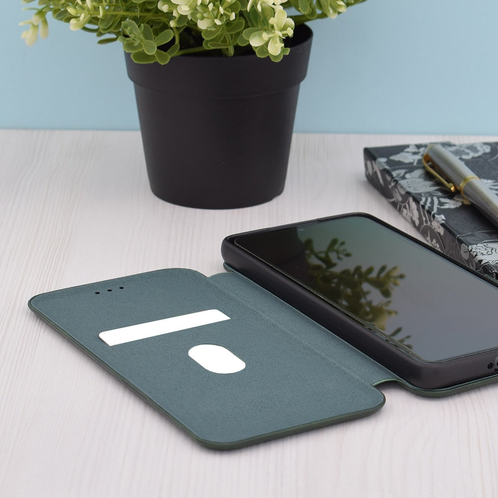 Techsuit Safe Wallet Plus preklopna futrola za Samsung Galaxy A25 5G – tamno zelena