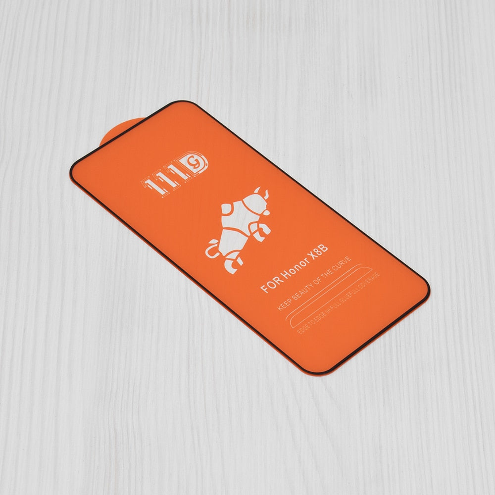 Techsuit - 111D Full Cover / Full Glue Glass za Honor X8b - crno