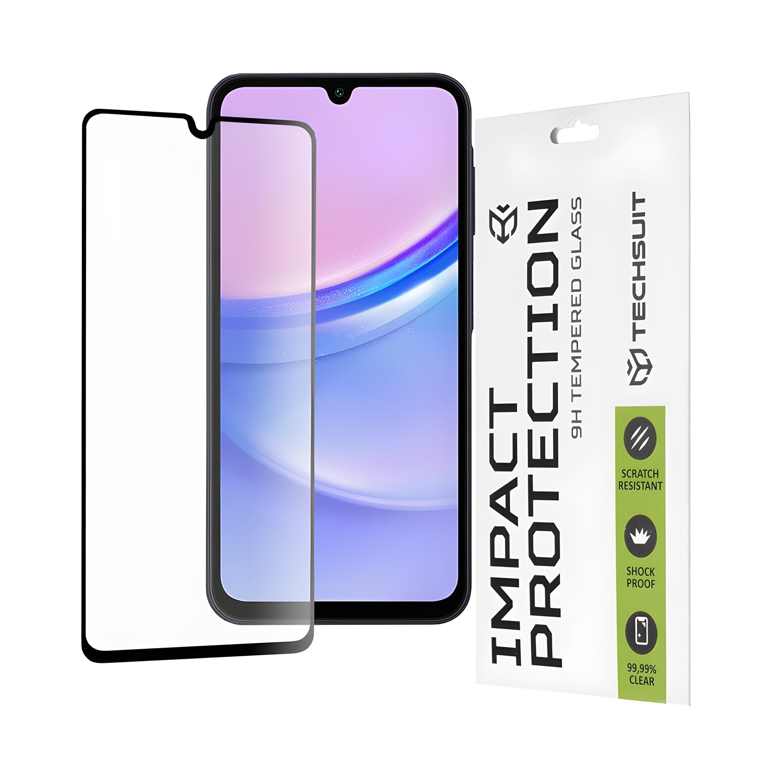 Techsuit zaštitno celoplošno staklo 111D za Samsung Galaxy A15 5G/Galaxy A15/Galaxy A24 4G /Galaxy A25 5G/Galaxy M15 - Crna KP36614