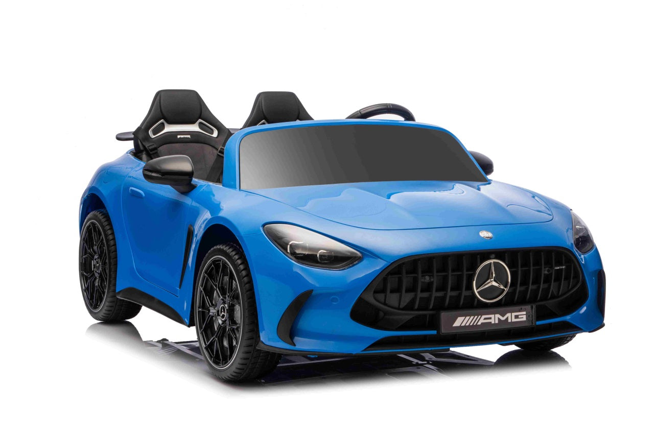 Licencirani auto na akumulator Mercedes Benz GT63 AMG - dvosjed - plavi