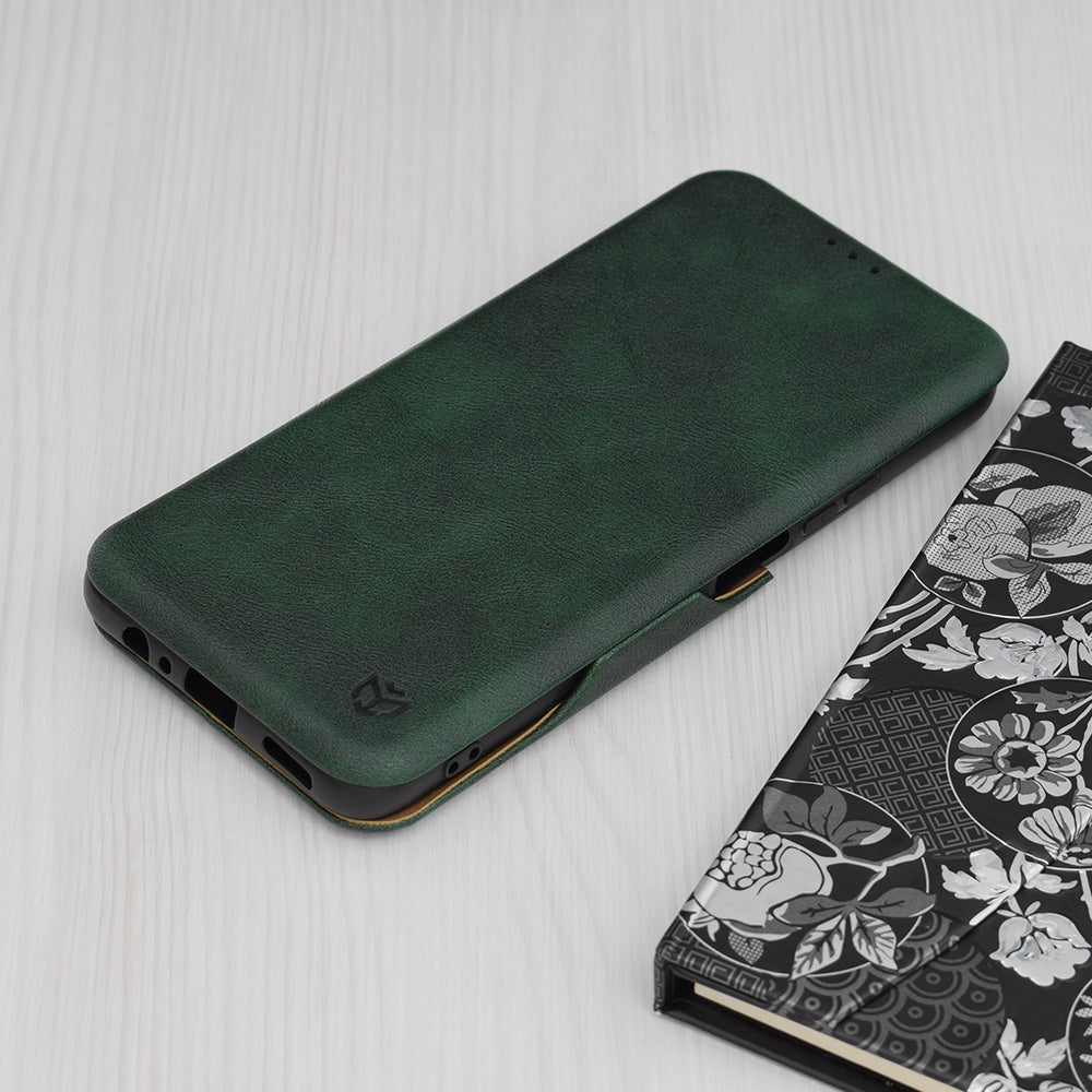 Techsuit Safe Wallet Plus preklopna futrola za Honor X7b– tamno zelena
