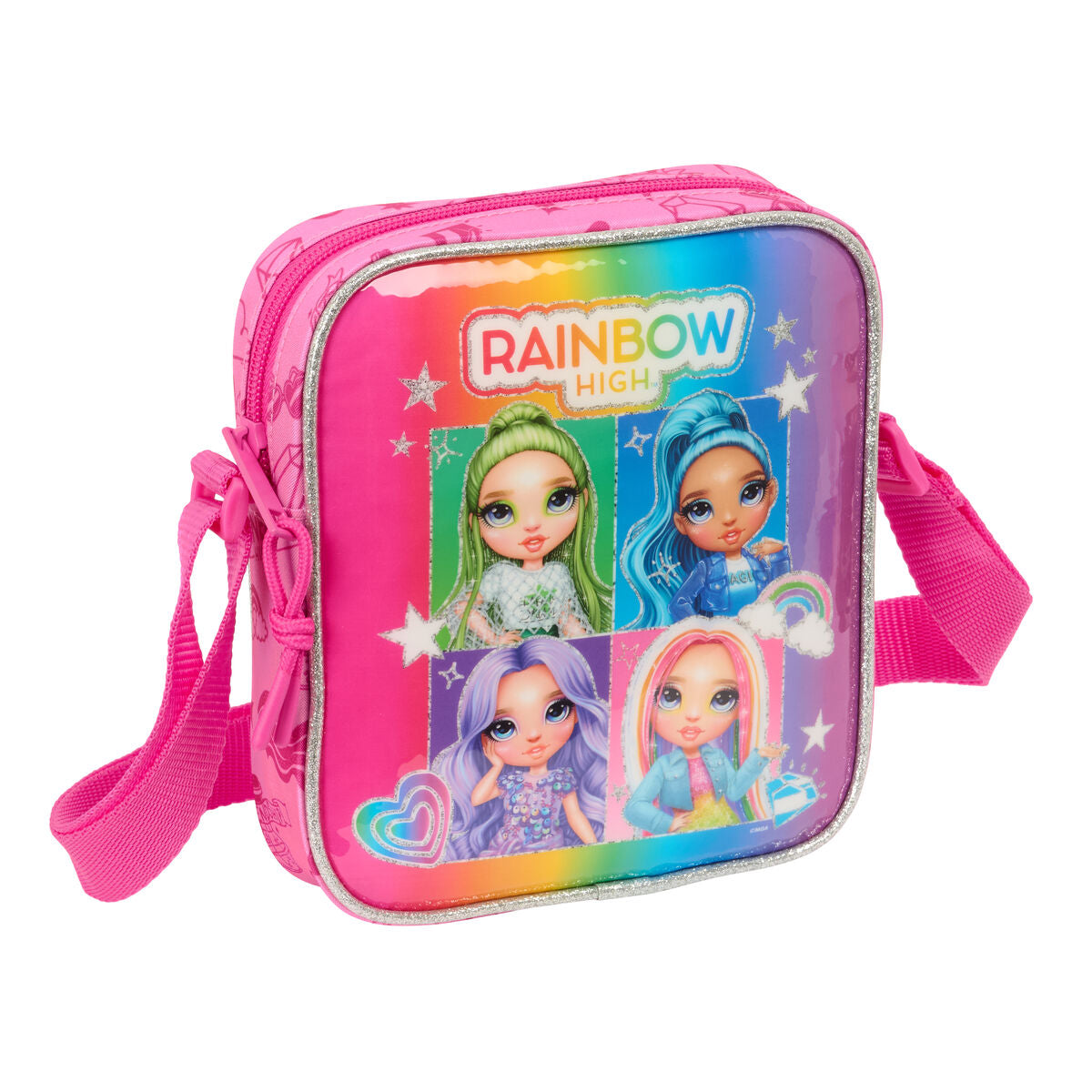 Torba na Rame Rainbow High Shine Pisana 16 x 18 x 4 cm