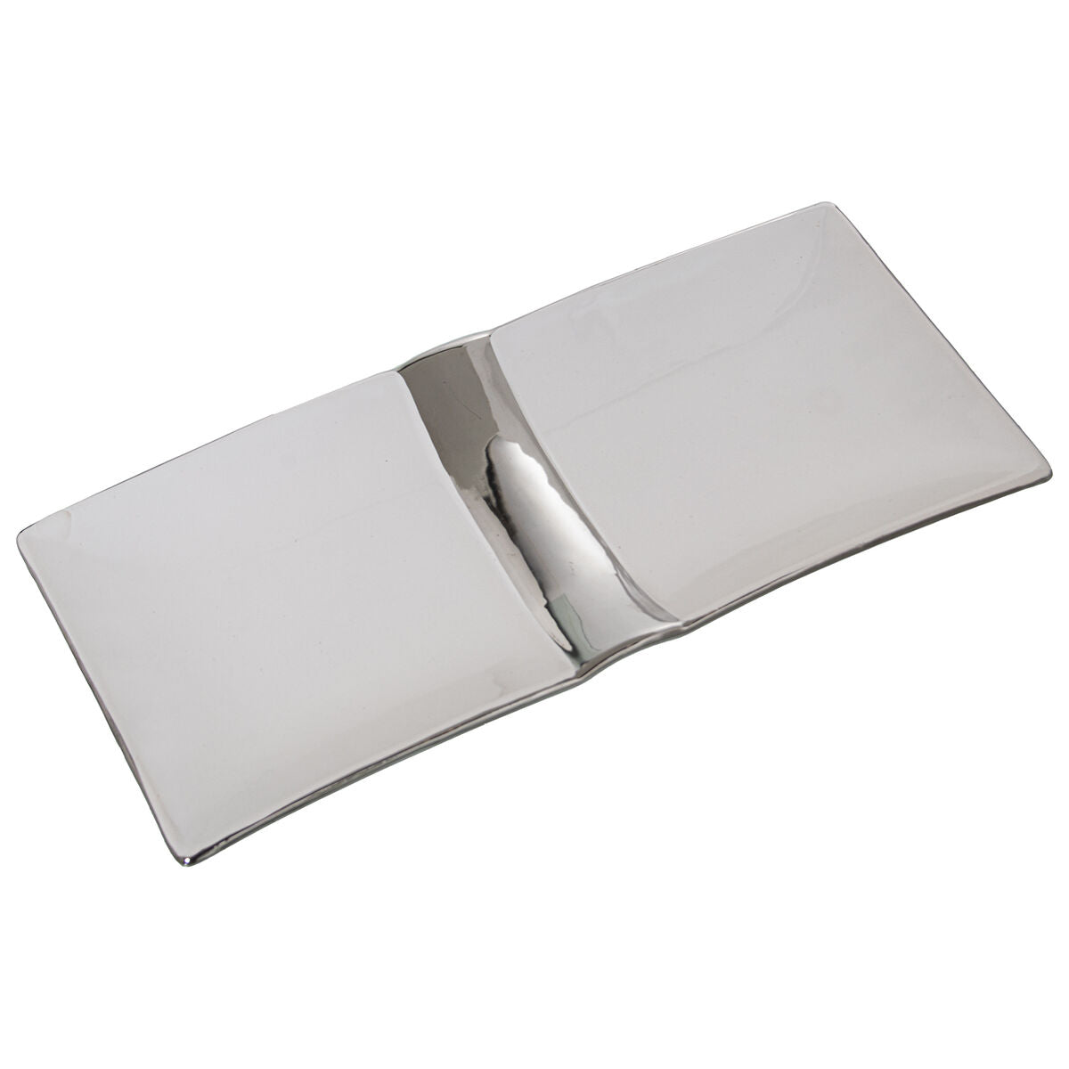 Stolni ukras Alexandra House Living Bijela Srebrna Keramika 31 x 14 x 3 cm