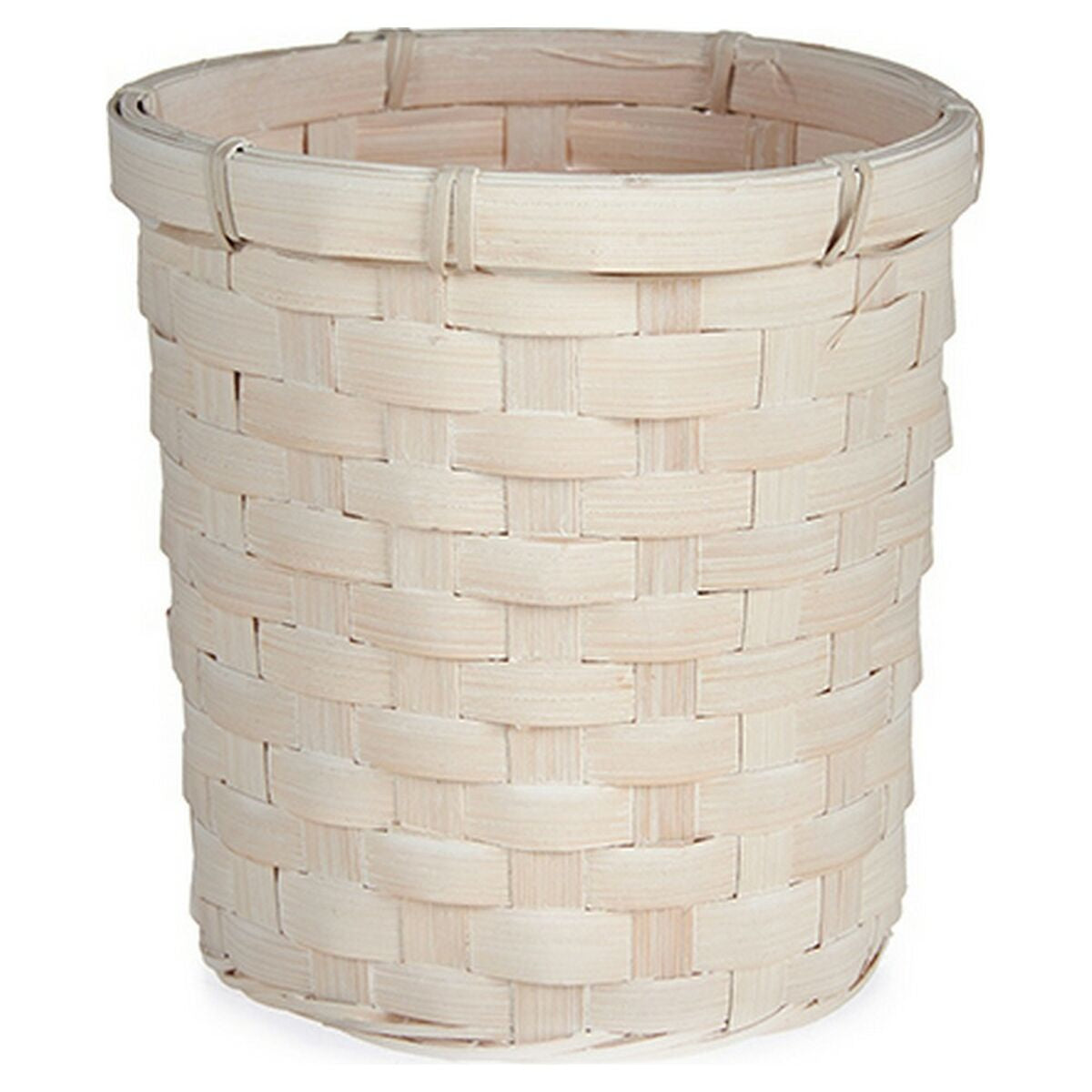 Tegla za biljke Gift Decor Bijela PVC Bambus 17 x 15 x 17 cm Okruglo