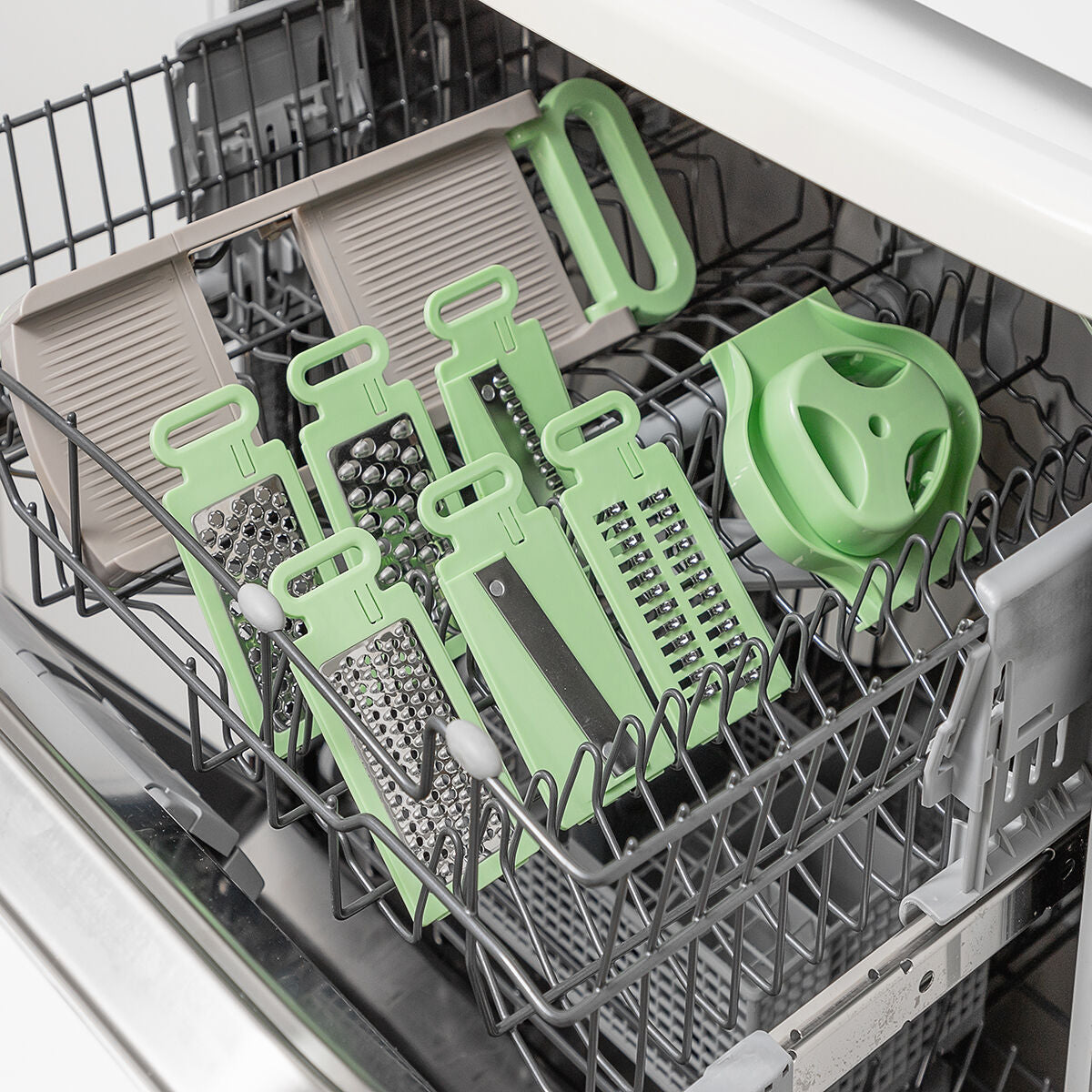 Pack Spiralni Rezač Povrća i Sklopivi Rezač Ribež 6 u 1 InnovaGoods