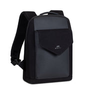 Ruksak RivaCase 13.3" Cardiff 8521 Black Canvas Urban backpack