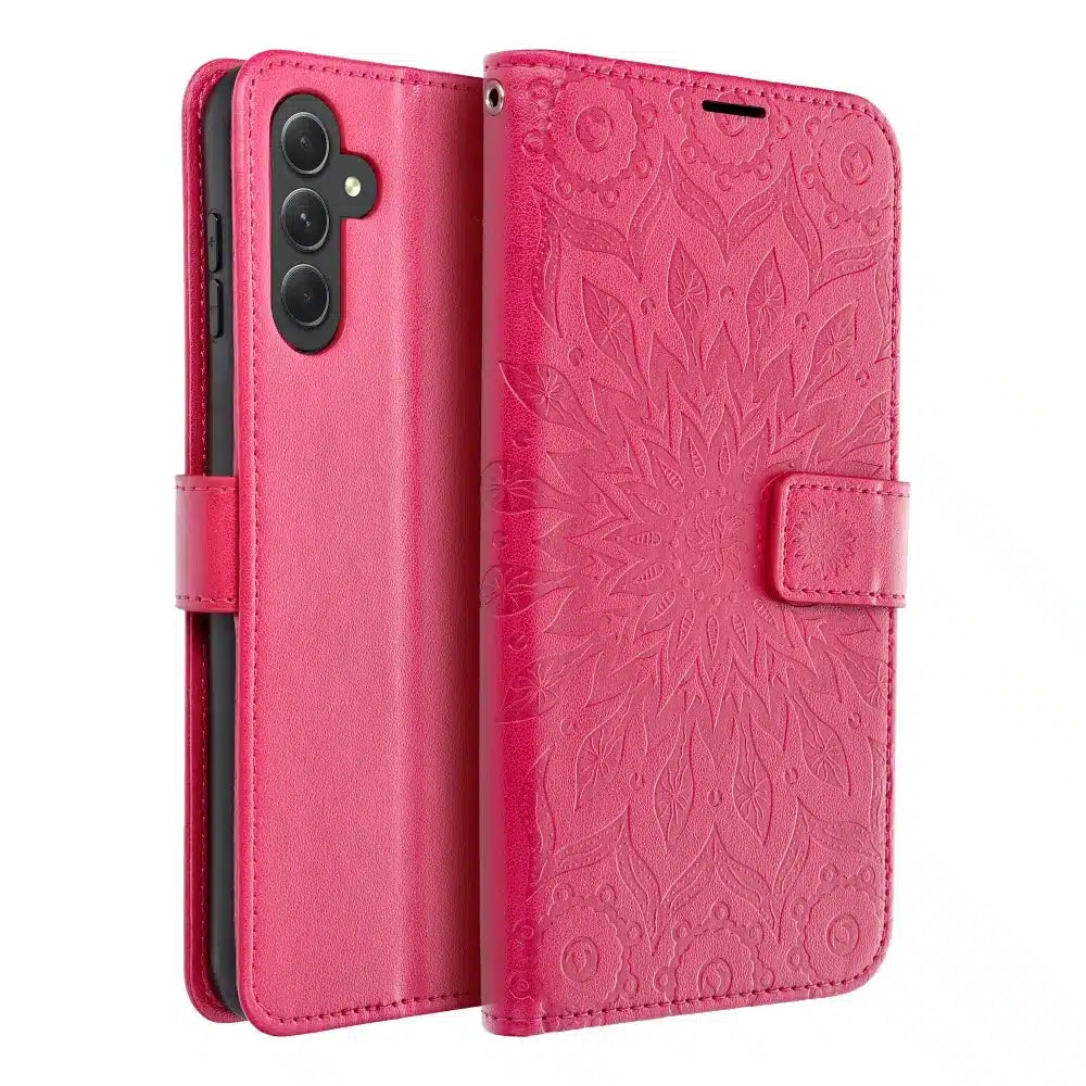 MEZZO Book case preklopna torbica za SAMSUNG GALAXY A54 5G mandala magenta