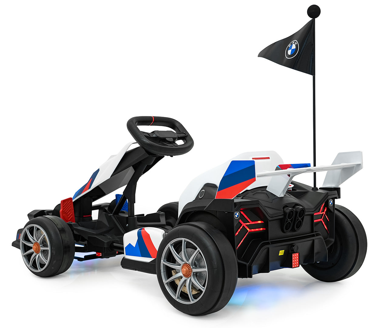 Licencirani Go-kart na akumulator s funkcijom drifta - bijeli