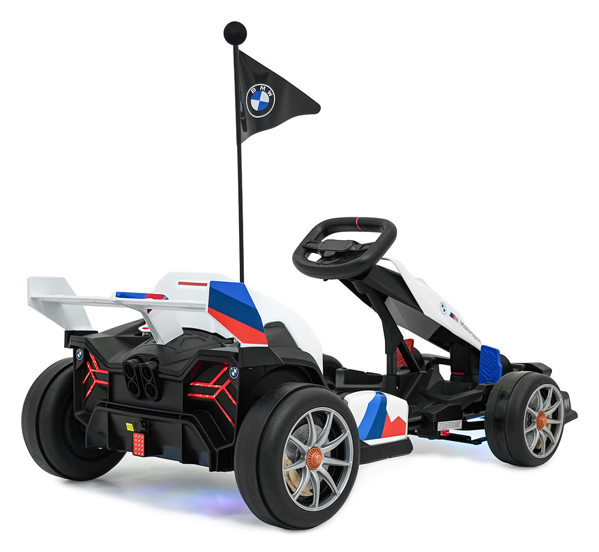 Licencirani Go-kart na akumulator s funkcijom drifta - bijeli