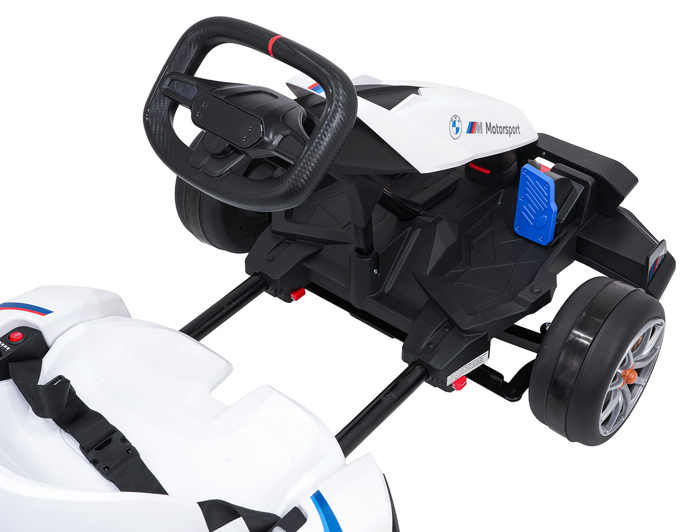 Licencirani Go-kart na akumulator s funkcijom drifta - bijeli