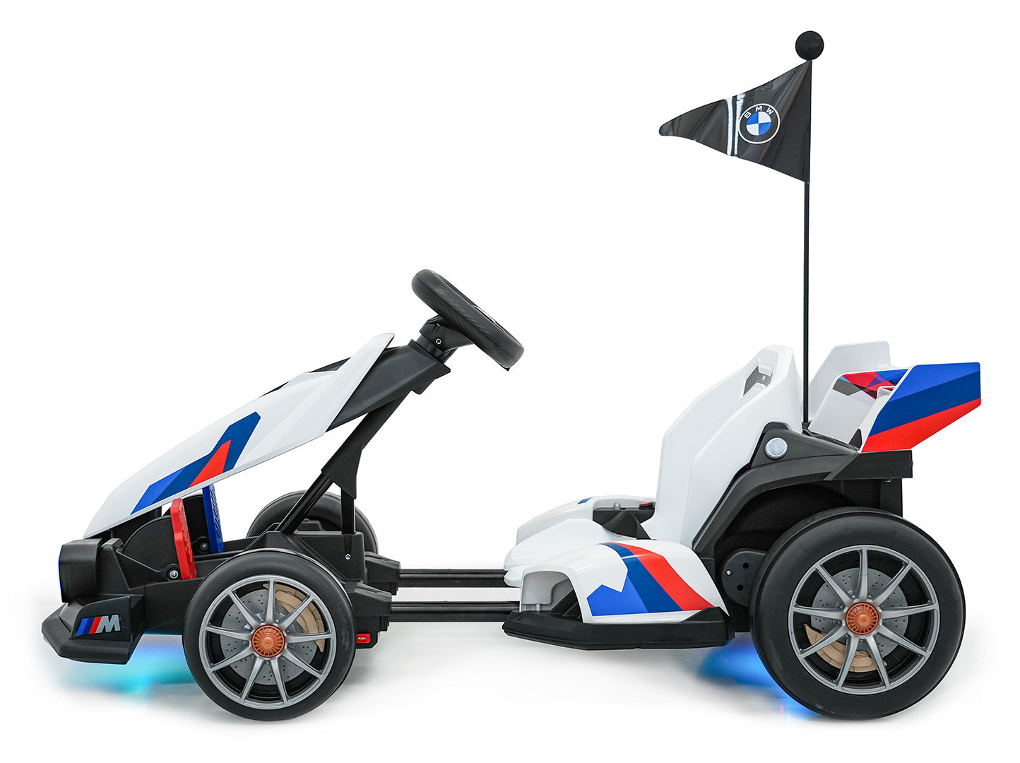 Licencirani Go-kart na akumulator s funkcijom drifta - bijeli