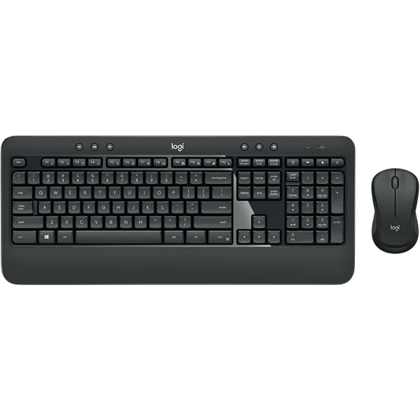 Logitech Advanced MK540 tipkovnica Miš priložen USB QWERTY US Međunarodna Crno, Bijelo
