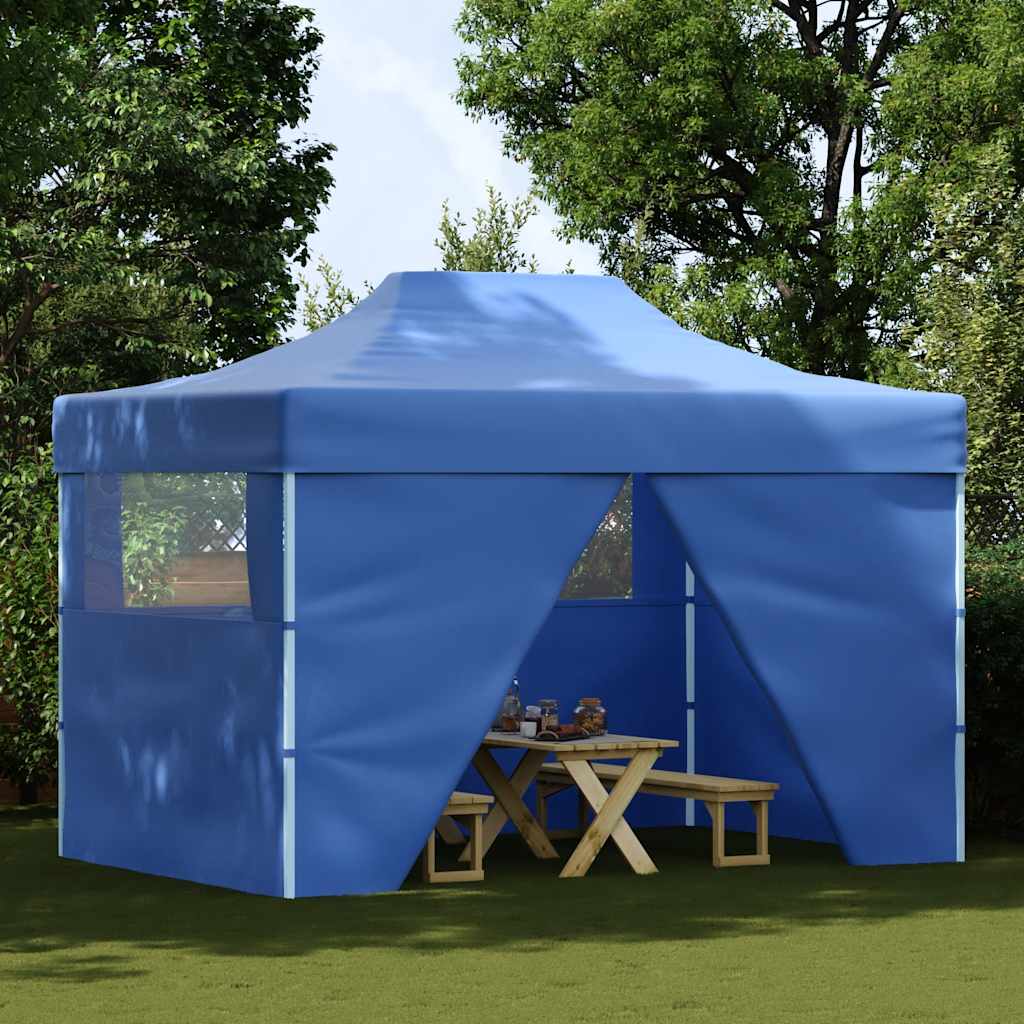Sklopivi Pop-up Šator sa 4 Panela 3x4,5 m Plavi