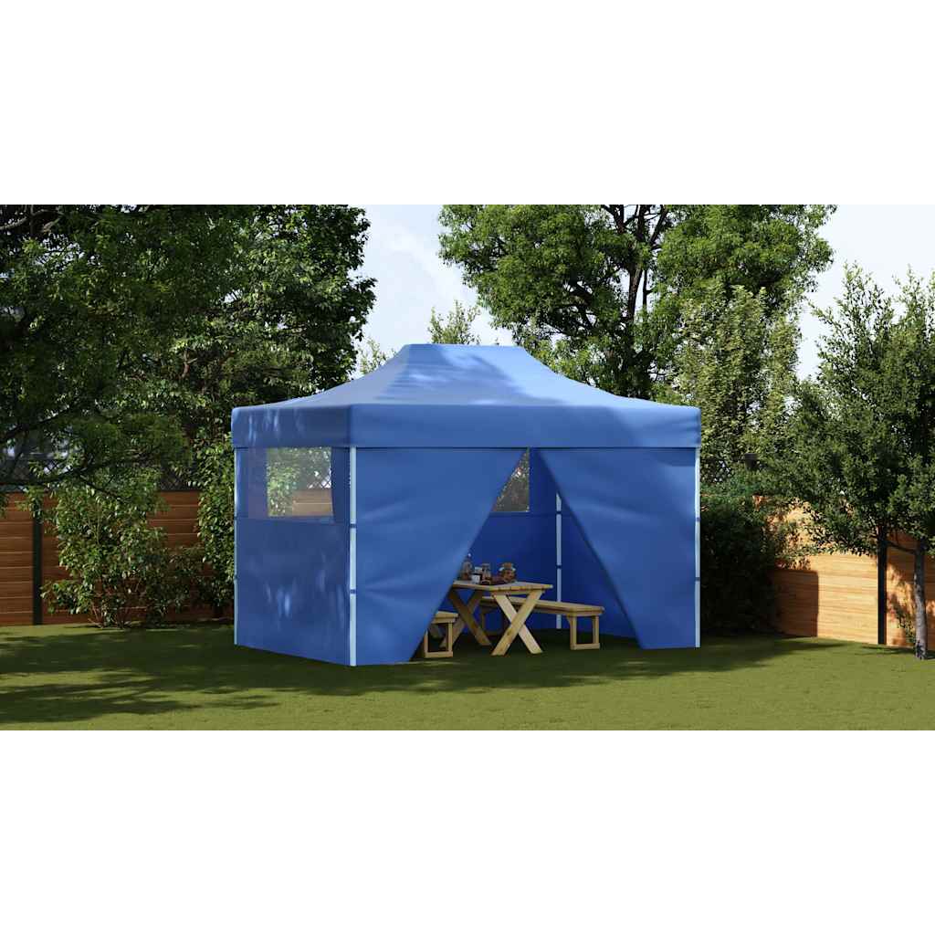 Sklopivi Pop-up Šator sa 4 Panela 3x4,5 m Plavi