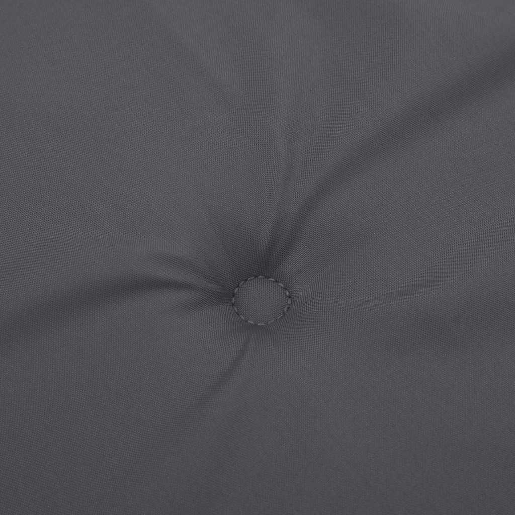 Vrtni jastuci za stolice 2 kom antracit 120x50x2 cm od tkanine