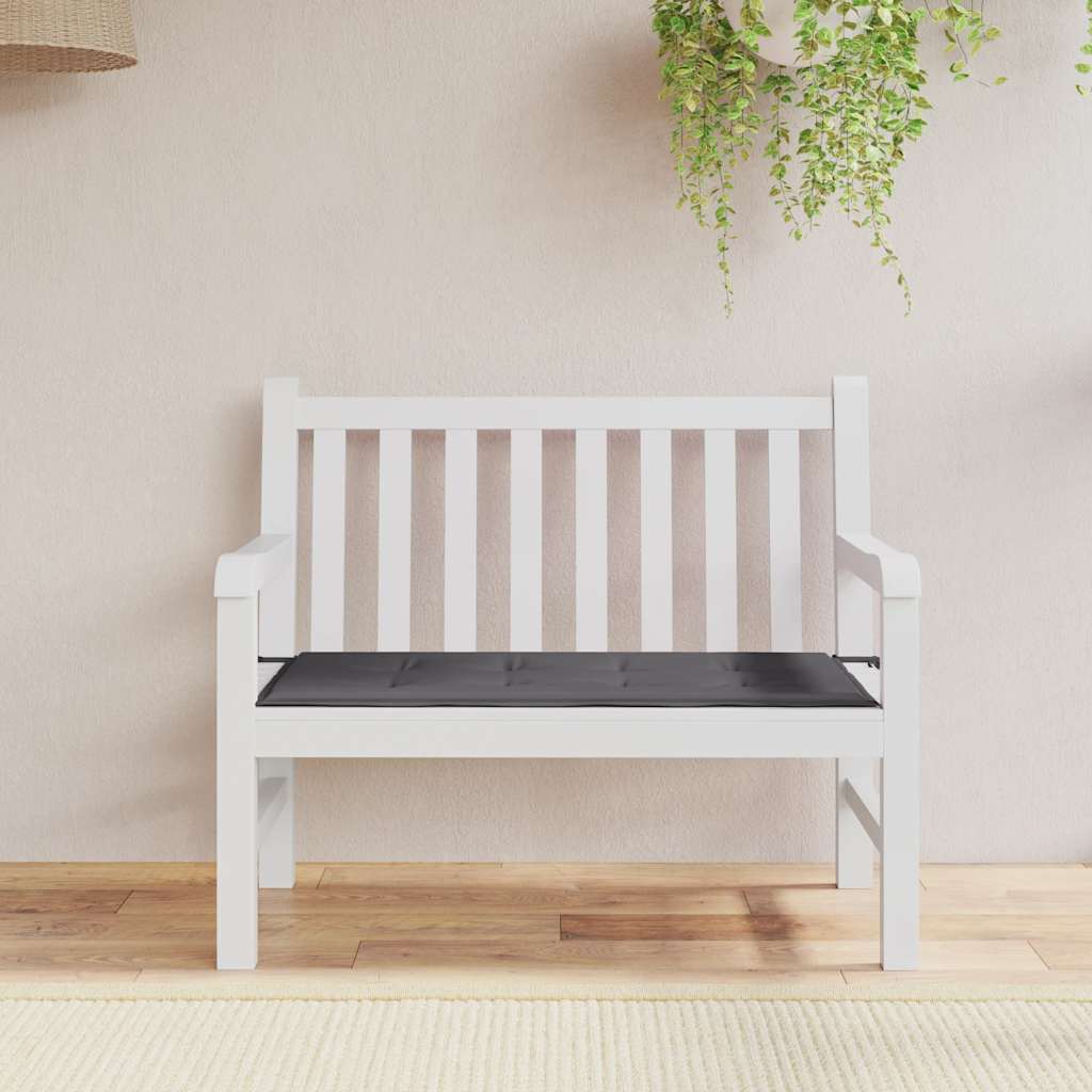 Jastuk za vrtnu klupu antracit 120x50x4 cm tkanina Oxford