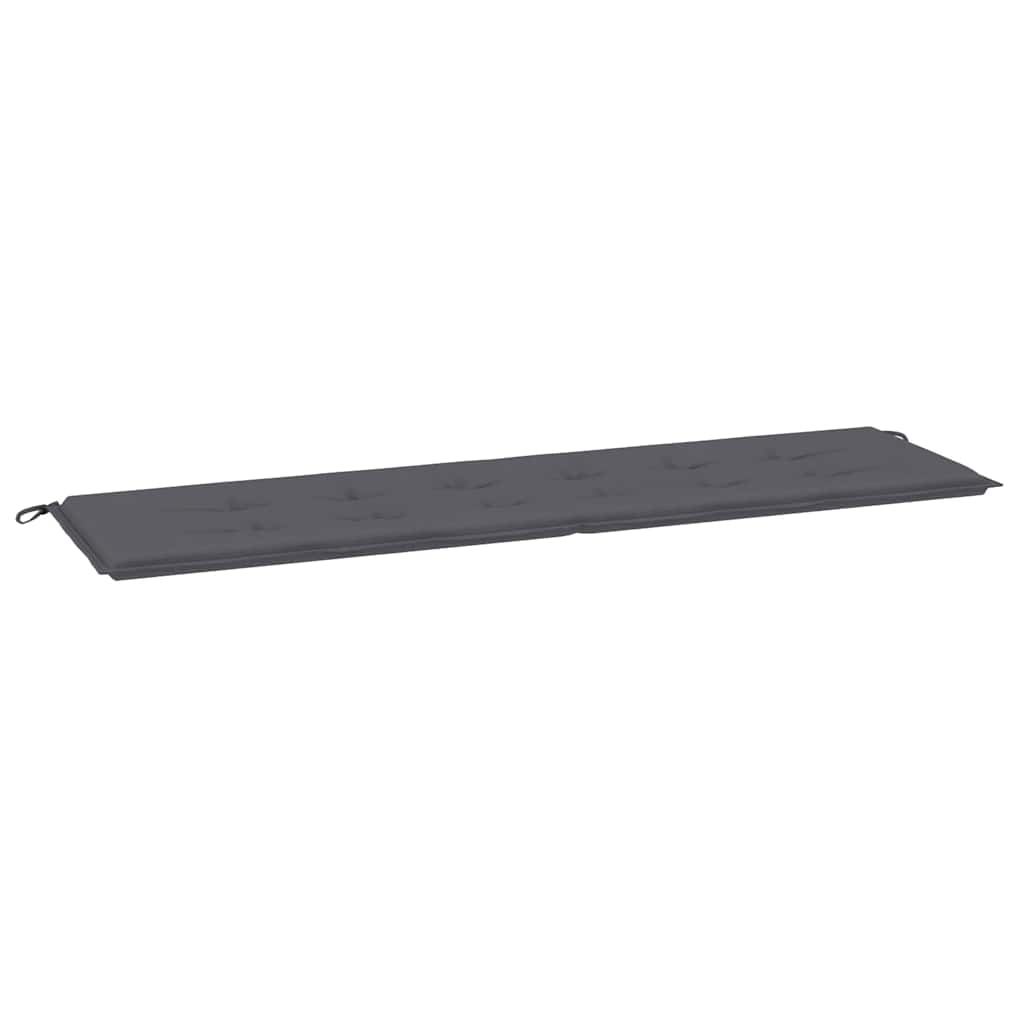 Jastuk za vrtnu klupu antracit 180 x 50 x 3 cm tkanina Oxford
