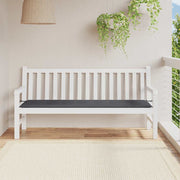 Jastuk za vrtnu klupu antracit 180 x 50 x 3 cm tkanina Oxford