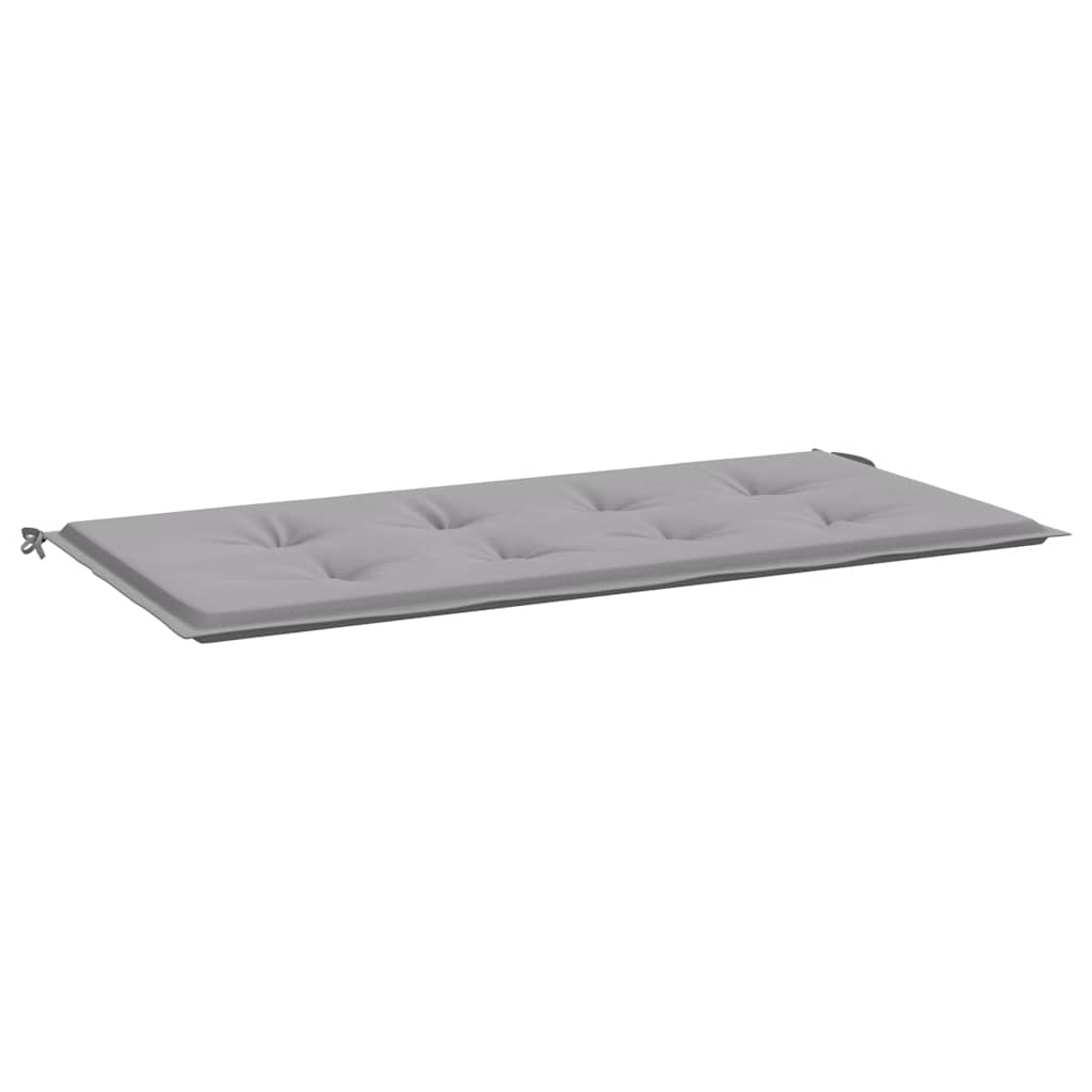 Jastuk za vrtnu klupu sivi 100x50x4 cm od tkanine Oxford