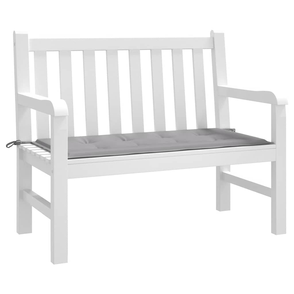 Jastuk za vrtnu klupu sivi 100x50x4 cm od tkanine Oxford