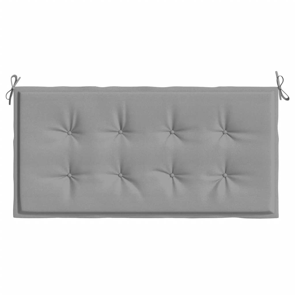 Jastuk za vrtnu klupu sivi 100x50x4 cm od tkanine Oxford