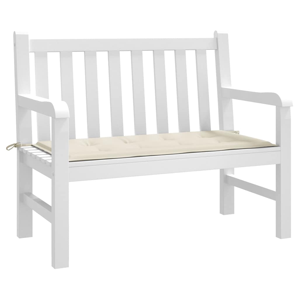 Jastuk za vrtnu klupu krem 120 x 50 x 3 cm od tkanine Oxford