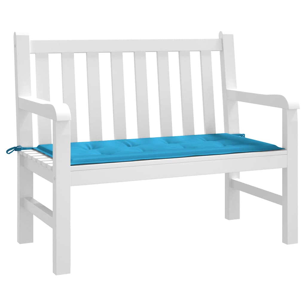Jastuk za vrtnu klupu plavi 100 x 50 x 3 cm od tkanine Oxford