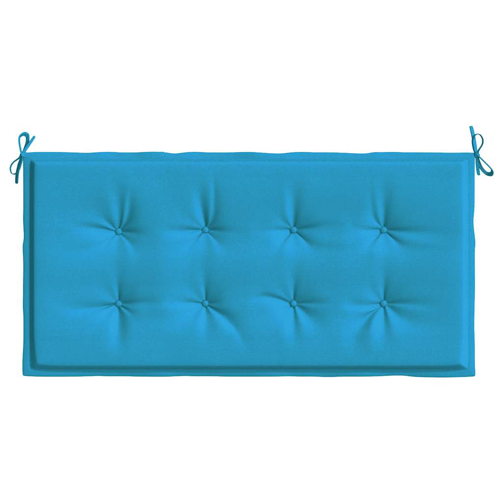 Jastuk za vrtnu klupu plavi 100 x 50 x 3 cm od tkanine Oxford
