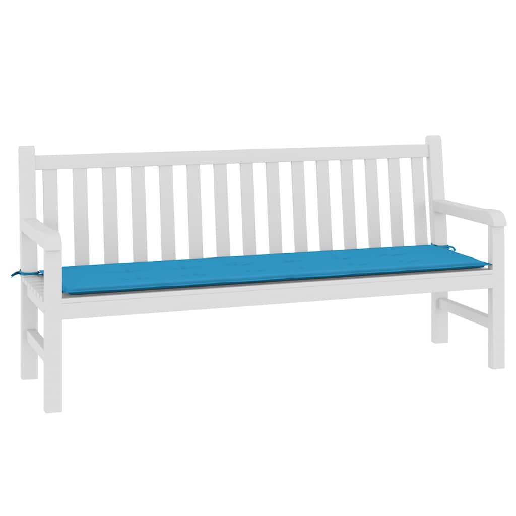 Jastuk za vrtnu klupu plavi 180 x 50 x 3 cm od tkanine Oxford
