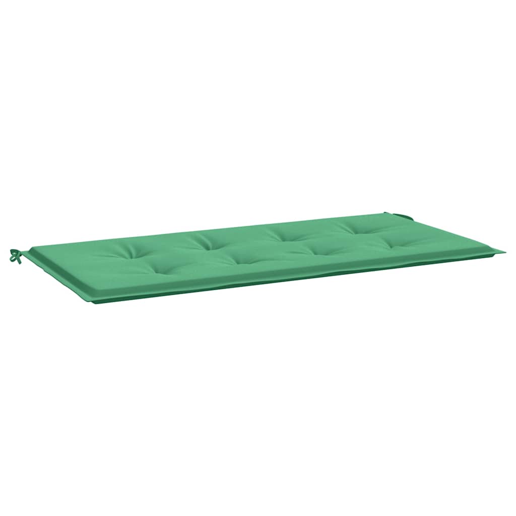 Jastuk za vrtnu klupu zeleni 100 x 50 x 3 cm od tkanine Oxford