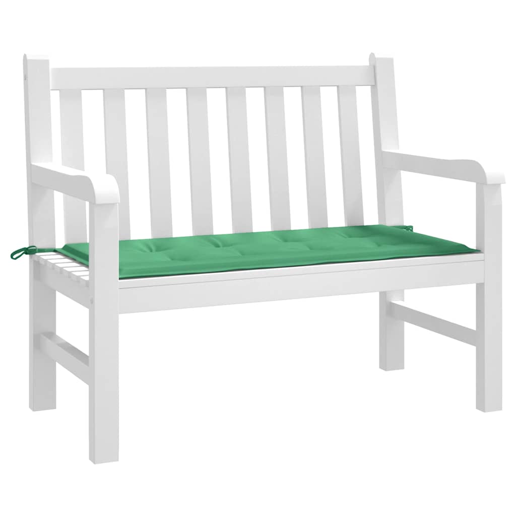 Jastuk za vrtnu klupu zeleni 120x50x4 cm od tkanine Oxford