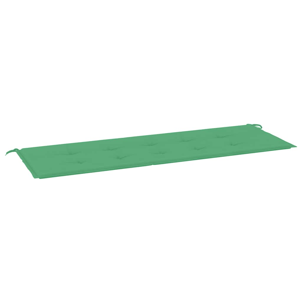 Jastuk za vrtnu klupu zeleni 150 x 50 x 3 cm od tkanine Oxford