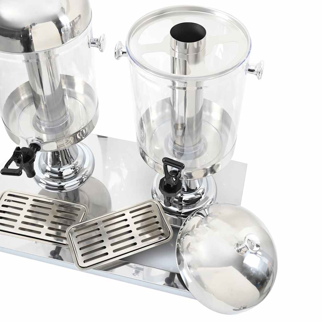 Trostruki Dispenzer za Sok Nehrđajući Čelik 3 x 8 L