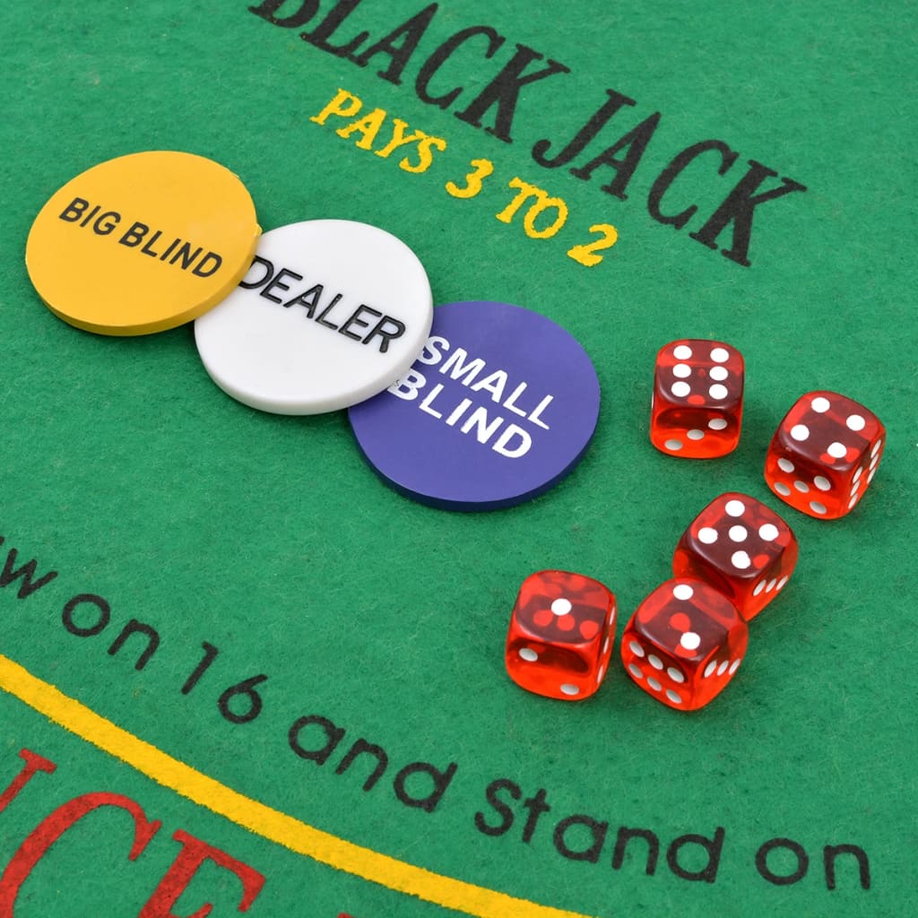 Set za Poker i Blackjack s 600 Laserskih Žetona Aluminijum