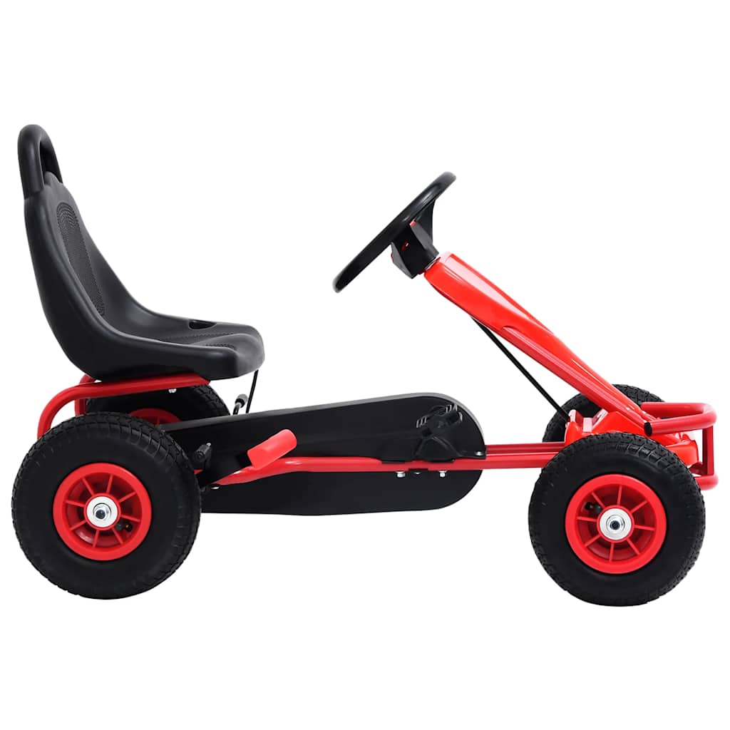 Go-Kart s Pedalama i Pneumatskim Gumama Crveni